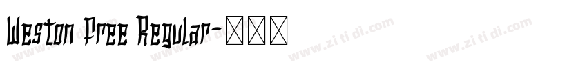 Weston Free Regular字体转换